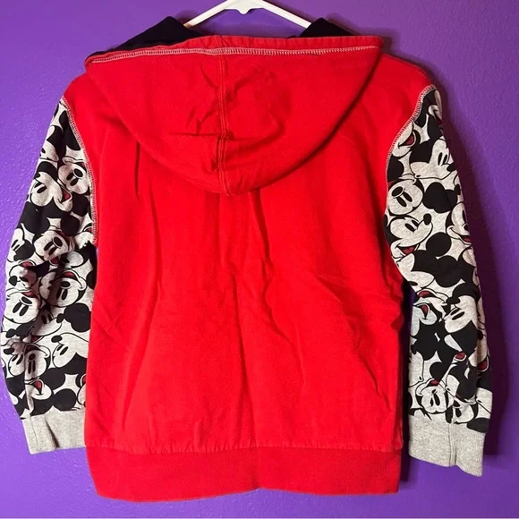 Little Boys Disney Mickey Mouse hooded zip up jacket - Picture 6 of 6